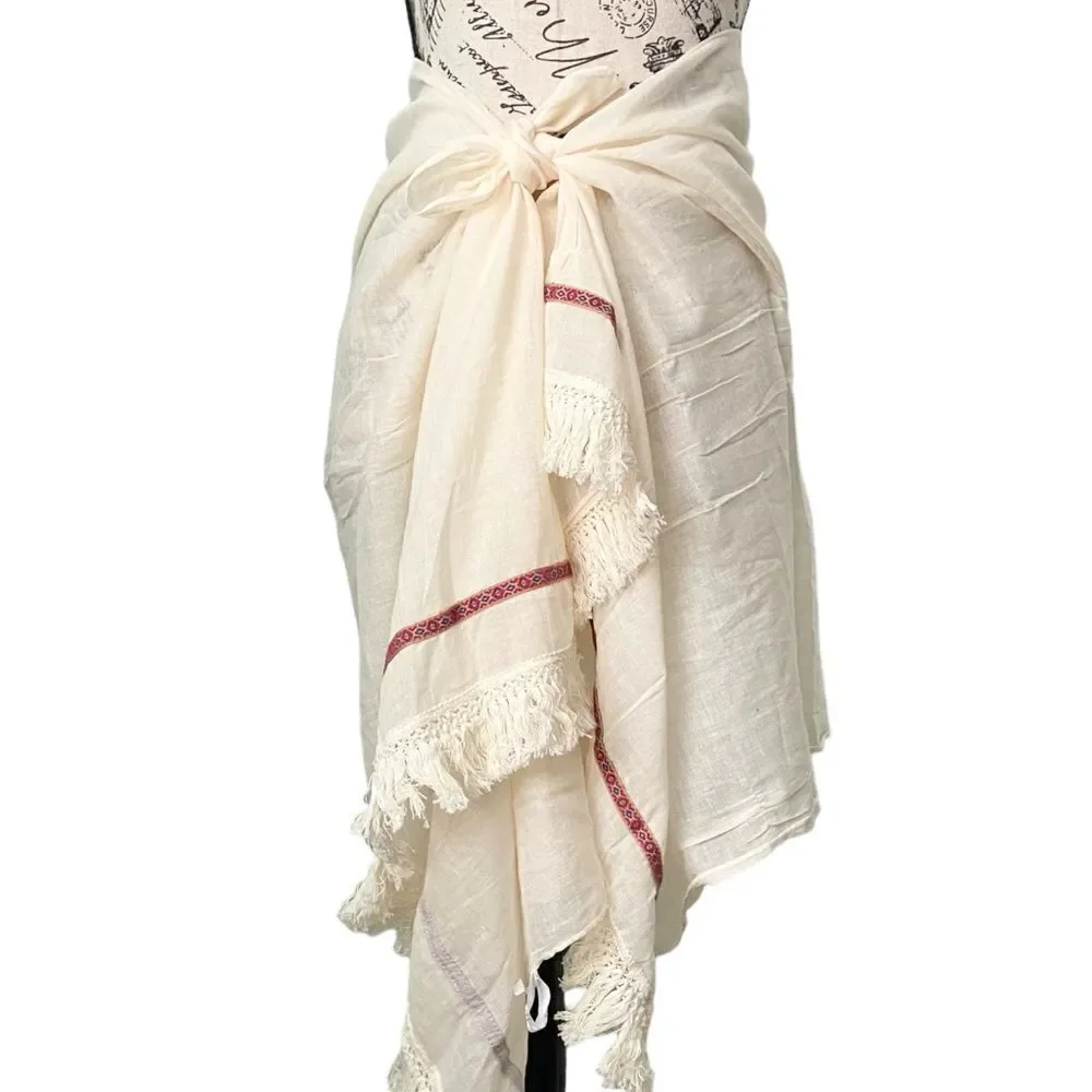 Target Brand Boho with Fringe Scarf/Cover-ups in One Size